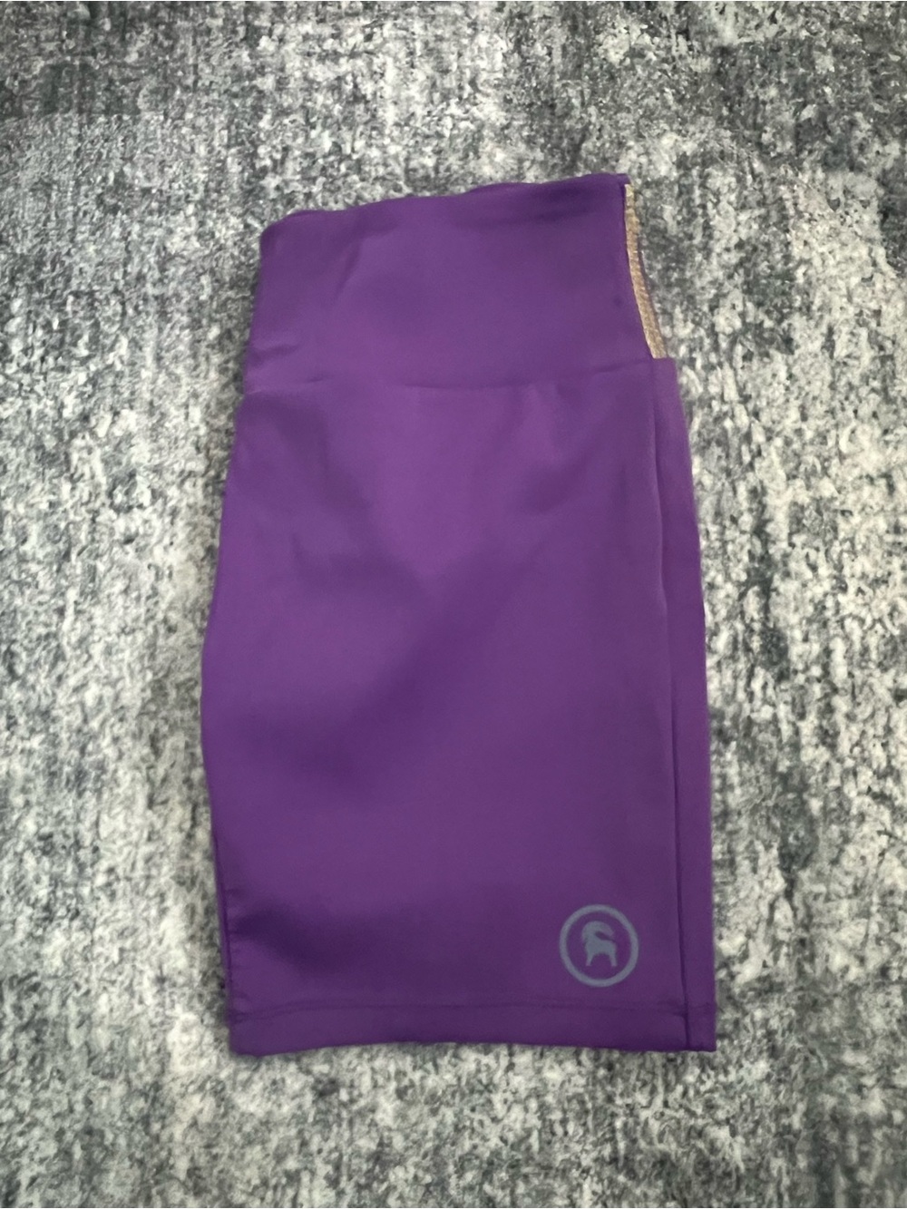 Backcountry High-Rise Purple Bike Shorts